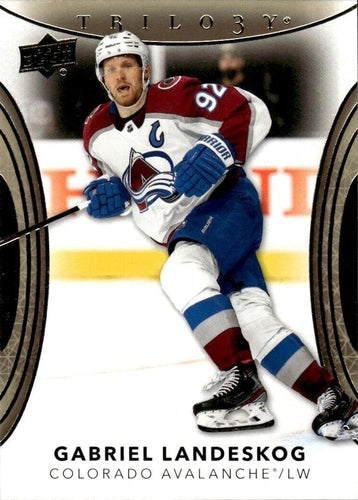#99 Gabriel Landeskog - Colorado Avalanche - 2022-23 Upper Deck Trilogy Hockey