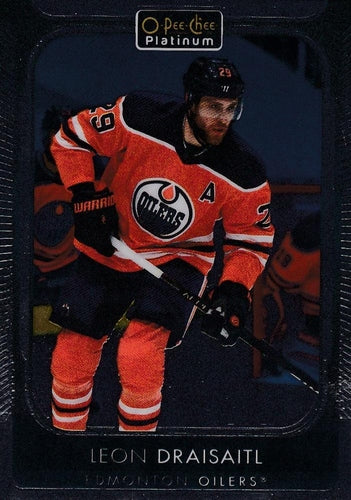 #99 Leon Draisaitl - Edmonton Oilers - 2021-22 O-Pee-Chee Platinum Hockey