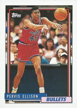 #99 Pervis Ellison - Washington Bullets - 1992-93 Topps Basketball