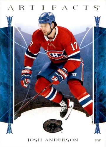 #99 Josh Anderson - Montreal Canadiens - 2022-23 Upper Deck Artifacts Hockey
