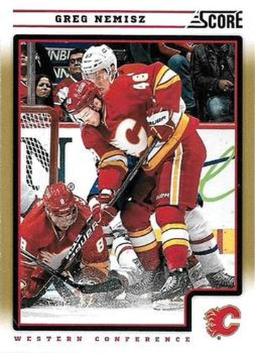 #99 Greg Nemisz - Calgary Flames - 2012-13 Score - Gold Rush Hockey