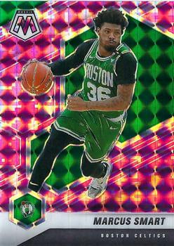 #99 Marcus Smart - Boston Celtics - 2020-21 Panini Mosaic - Mosaic Camo Pink Basketball