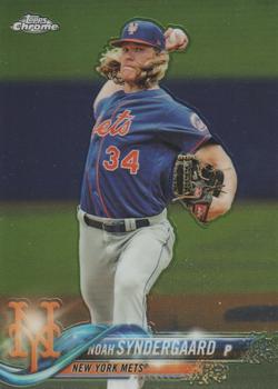 #99 Noah Syndergaard - New York Mets - 2018 Topps Chrome Baseball