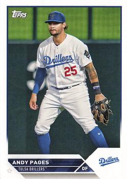 #PD-99 Andy Pages - Tulsa Drillers - 2023 Topps Pro Debut Baseball