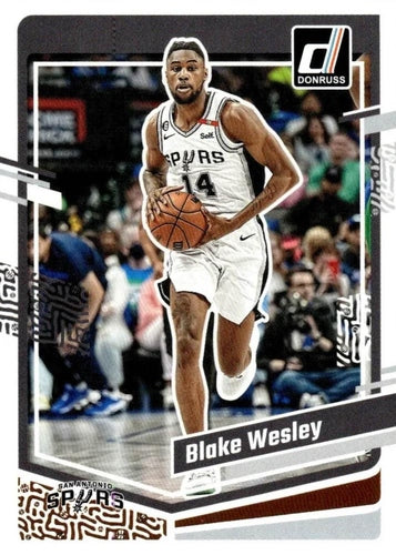 #99 Blake Wesley - San Antonio Spurs - 2023-24 Donruss Basketball