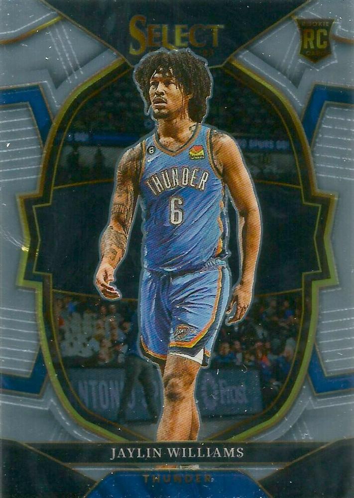 #99 Jaylin Williams - Oklahoma City Thunder - 2022-23 Panini Select Basketball