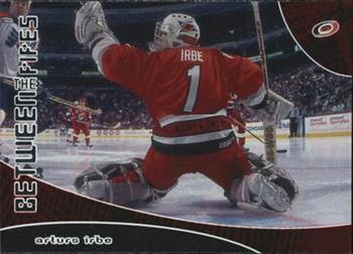 #99 Arturs Irbe - Carolina Hurricanes - 2001-02 Be a Player Between the Pipes Hockey