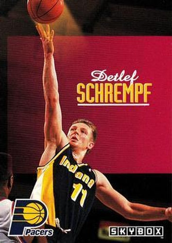 #99 Detlef Schrempf - Indiana Pacers - 1992-93 SkyBox Basketball