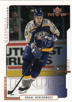 #99 Drake Berehowsky - Nashville Predators - 2000-01 Upper Deck MVP Hockey
