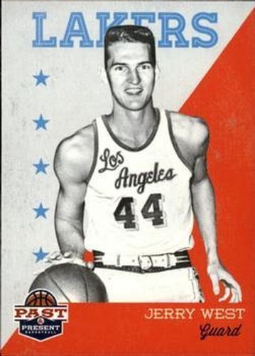 #99 Jerry West - Los Angeles Lakers - 2011-12 Panini Past & Present Basketball