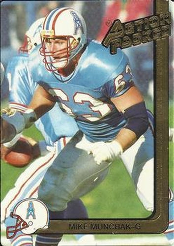 #99 Mike Munchak - Houston Oilers - 1991 Action Packed Football