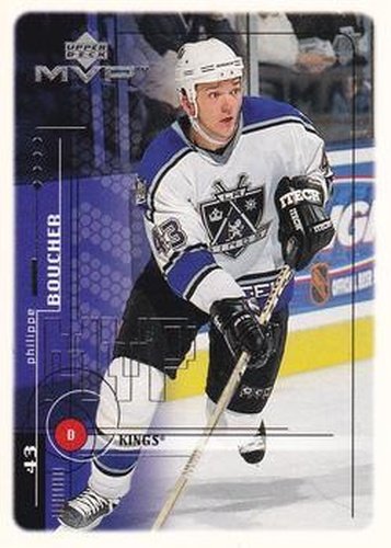 #99 Philippe Boucher - Los Angeles Kings - 1998-99 Upper Deck MVP Hockey