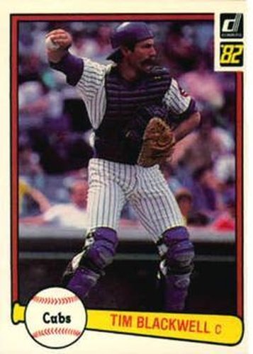 #99 Tim Blackwell - Chicago Cubs - 1982 Donruss Baseball