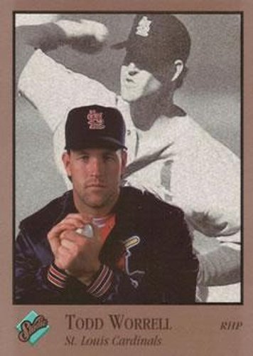 #99 Todd Worrell - St. Louis Cardinals - 1992 Studio Baseball