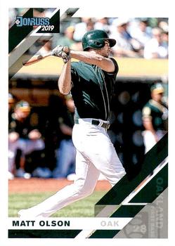 #99 Matt Olson - Oakland Athletics - 2019 Donruss Baseball