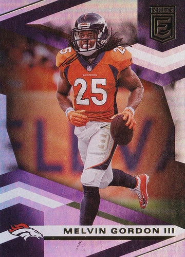 #99 Melvin Gordon III - Denver Broncos - 2020 Donruss Elite Football