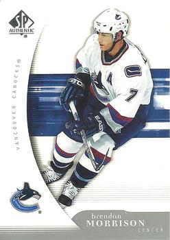 #99 Brendan Morrison - Vancouver Canucks - 2005-06 SP Authentic Hockey