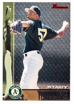 #99 Stacy Hollins - Oakland Athletics - 1995 Bowman Baseball