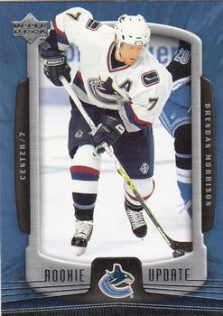 #99 Brendan Morrison - Vancouver Canucks - 2005-06 Upper Deck Rookie Update Hockey