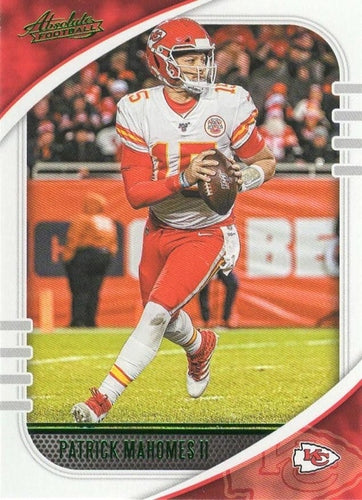 #99 Patrick Mahomes II - Kansas City Chiefs - 2020 Panini Absolute - Green Football