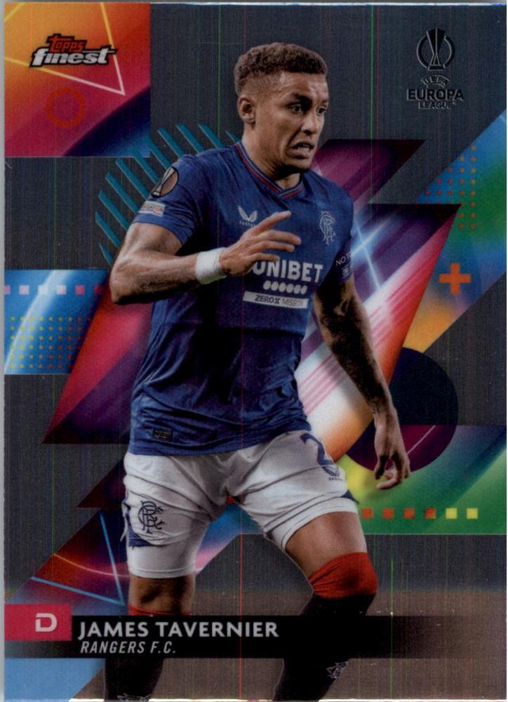 #99 James Tavernier - Glasgow Rangers - 2023-24 Finest UEFA Club Competitions Soccer