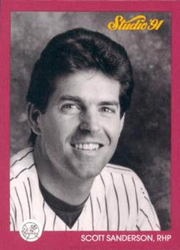#99 Scott Sanderson - New York Yankees - 1991 Studio Baseball