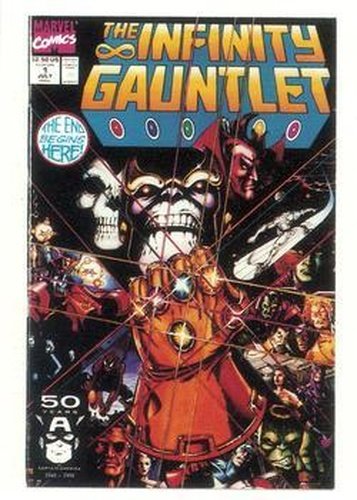 #99 The Infinity Gauntlet Limited Series - 1991 Comic Images Marvel Comics First Covers II