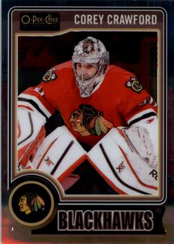 #99 Corey Crawford - Chicago Blackhawks - 2014-15 O-Pee-Chee Platinum Hockey