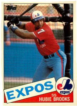 #9T Hubie Brooks - Montreal Expos - 1985 Topps Traded Baseball