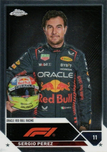 #9a Sergio Perez - Oracle Red Bull Racing - 2023 Topps Chrome Formula 1 Racing