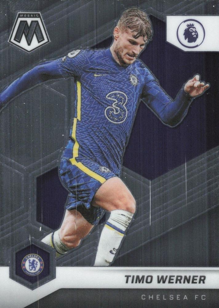 #9 Timo Werner - Chelsea FC - 2021-22 Panini Mosaic Premier League Soccer