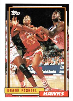 #9 Duane Ferrell - Atlanta Hawks - 1992-93 Topps Basketball