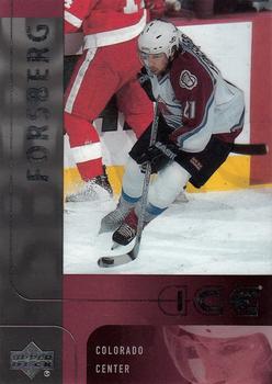 #9 Peter Forsberg - Colorado Avalanche - 2001-02 Upper Deck Ice Hockey