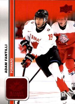 #9 Adam Fantilli - Canada - 2023 Upper Deck Team Canada Juniors - Red Foil Hockey