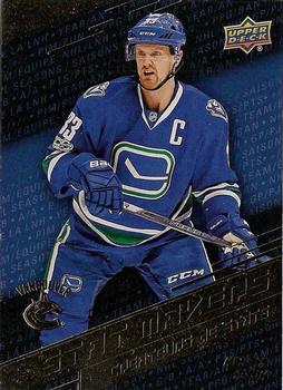 #SM-9 Henrik Sedin - Vancouver Canucks - 2017-18 Upper Deck Tim Hortons - Stat Makers Hockey