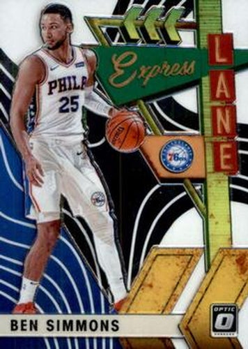 #9 Ben Simmons - Philadelphia 76ers - 2019-20 Donruss Optic - Express Lane Basketball