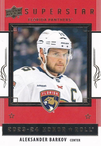 #HR-9 Aleksander Barkov - Florida Panthers - 2023-24 Upper Deck - Honor Roll Hockey