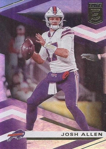 #9 Josh Allen - Buffalo Bills - 2020 Donruss Elite Football