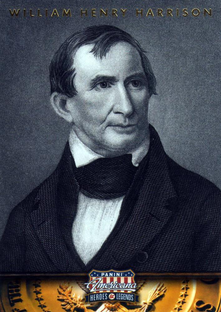 #9 William Henry Harrison - 2012 Panini Americana Heroes & Legends