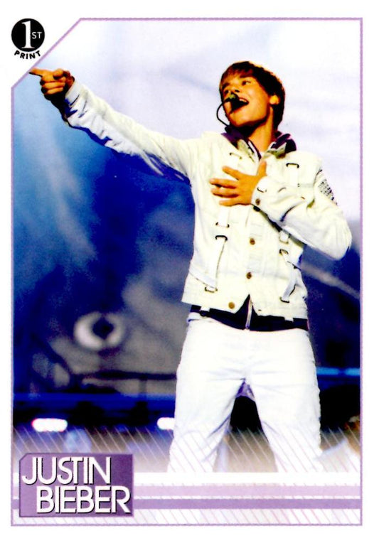 #9 Always one to surprise his fans, Justin had sp - 2010 Panini Justin Bieber