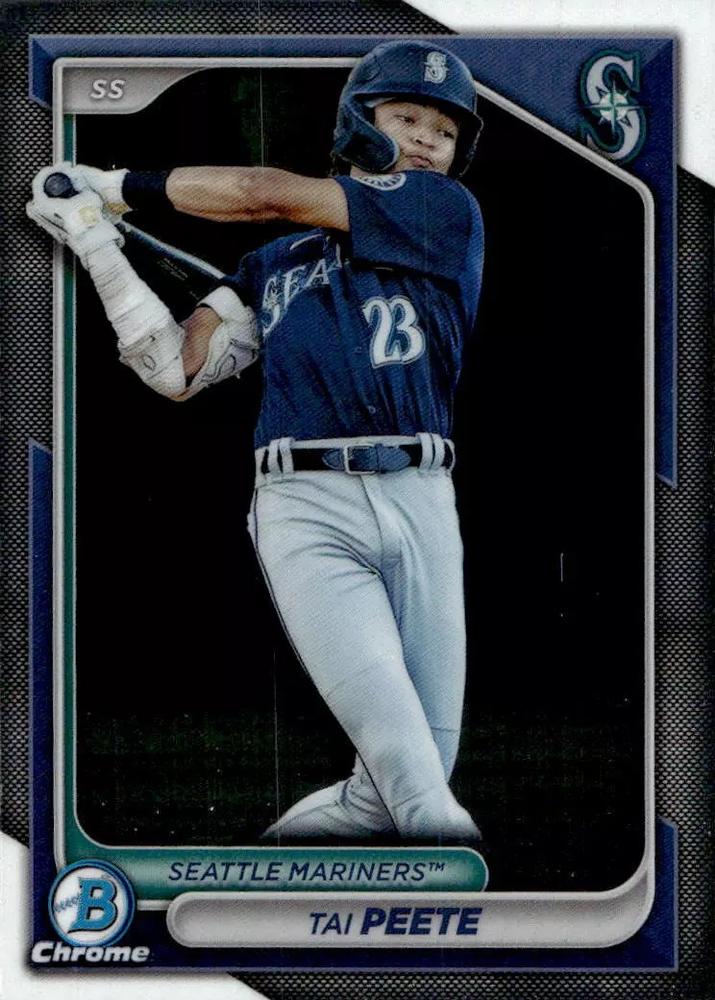 #BCP-9 Tai Peete - Seattle Mariners - 2024 Bowman - Chrome Prospects Baseball