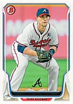 #9 Chris Johnson - Atlanta Braves - 2014 Bowman Baseball