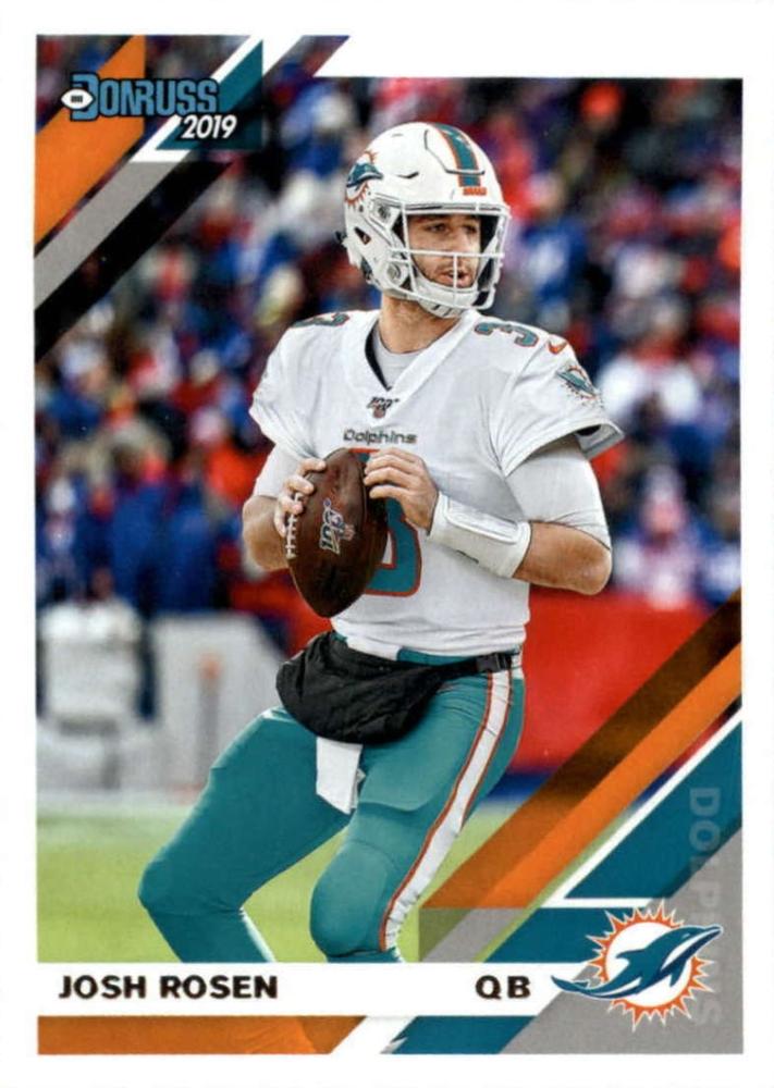 #9 Josh Rosen - Miami Dolphins - 2019 Donruss Football
