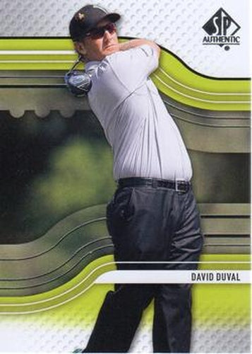 #9 David Duval - 2012 SP Authentic Golf
