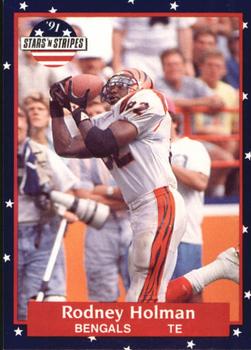 #9 Rodney Holman - Cincinnati Bengals - 1991 Fleer Stars 'n Stripes Football