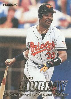 #9 Eddie Murray - Baltimore Orioles - 1997 Fleer Baseball