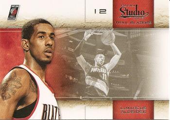 #9 LaMarcus Aldridge - Portland Trail Blazers - 2009-10 Panini Studio Basketball
