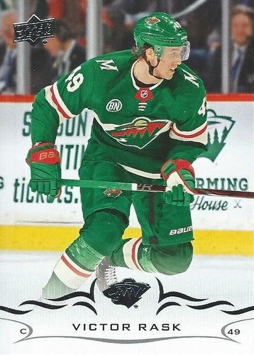 #509 Victor Rask - Minnesota Wild - 2018-19 Upper Deck Hockey