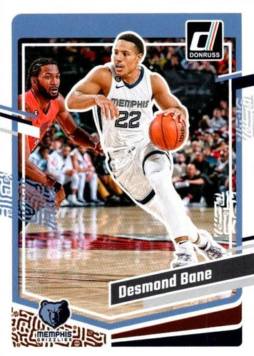 #9 Desmond Bane - Memphis Grizzlies - 2023-24 Donruss Basketball