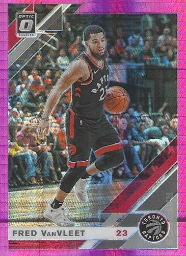 #9 Fred VanVleet - Toronto Raptors - 2019-20 Donruss Optic - Hyper Pink Basketball